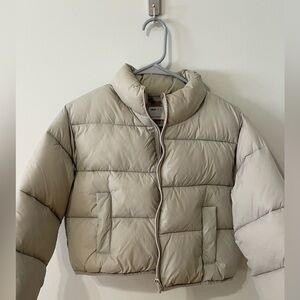 ASOS (US 4) Cream Jacket/Coat